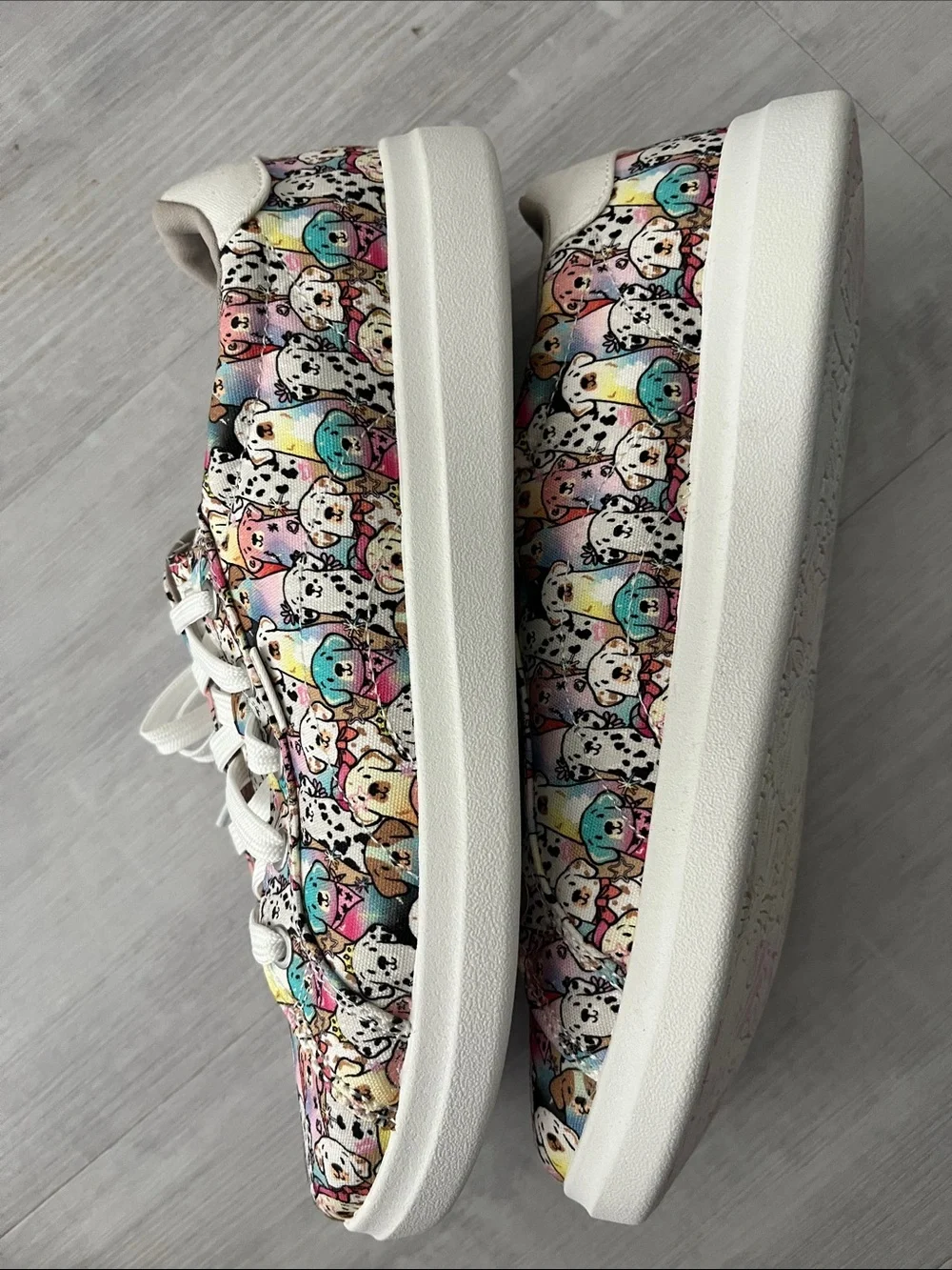 Bobs from Skechers Dogs D Vine White Multicolor Dog Casual Sneakers NEW SZ 9